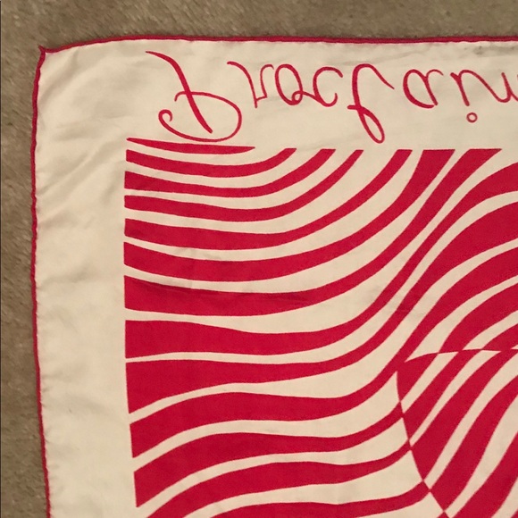 RARE vintage chic Ann Pakrdonni silk scarf. - Picture 4 of 8